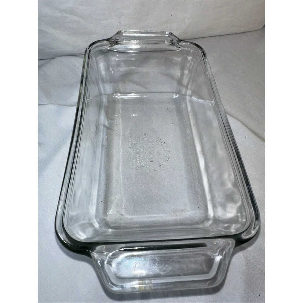 Lovenwave Clear Glass 1.5qt Loaf Pan 525 9x 2.75